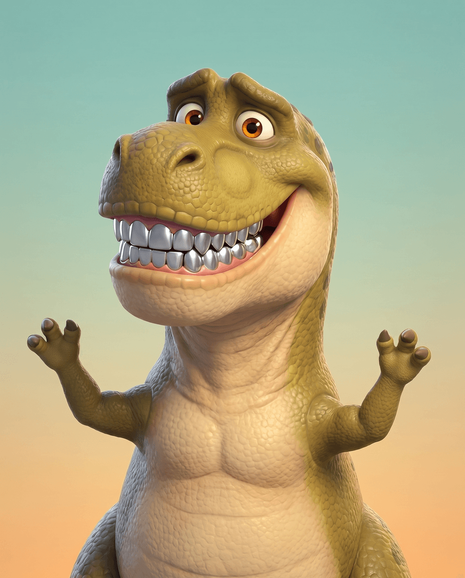 Portrait of Teddy T-Rex